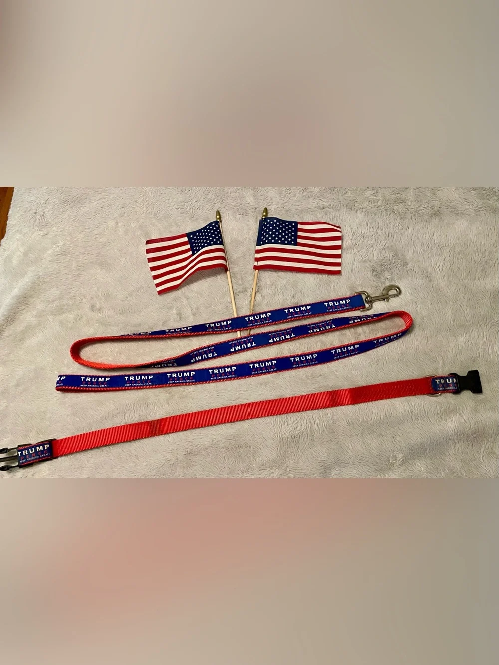 Trump Pence “Keep America Great!” Dog Leash & Collar Set
